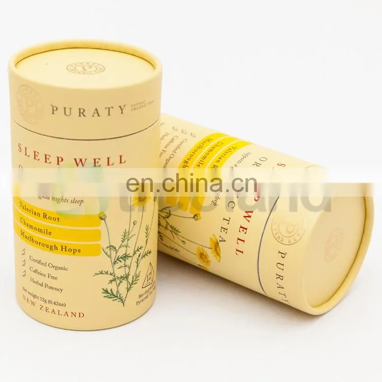 Food Grade 3 piece telescoping cardboard tube pack