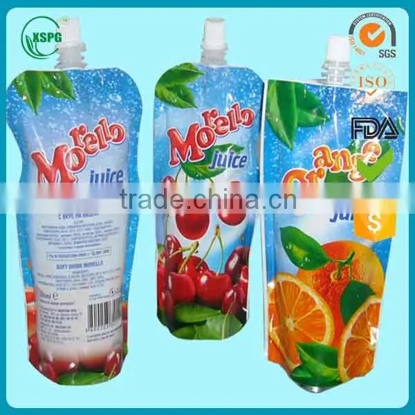 Custom printing liquid food packaging bag,soybean milk food bag