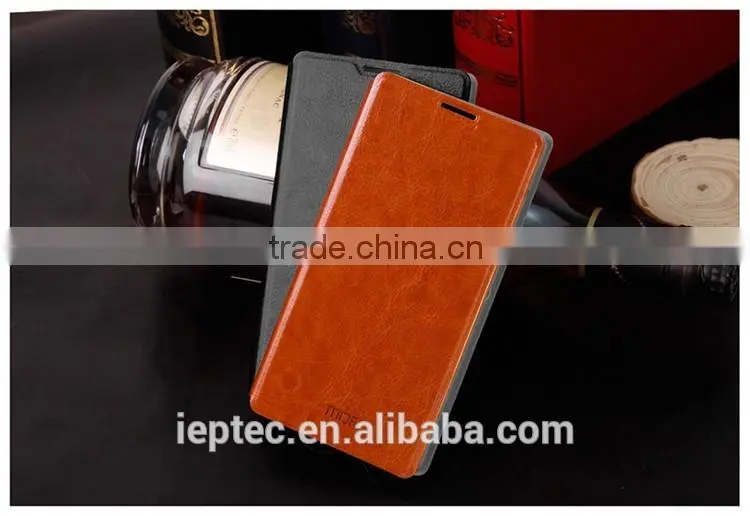 MOFi Flip Leather Cover Case for Huawei Ascend G740, Mobile Phone Case for Huawei G740