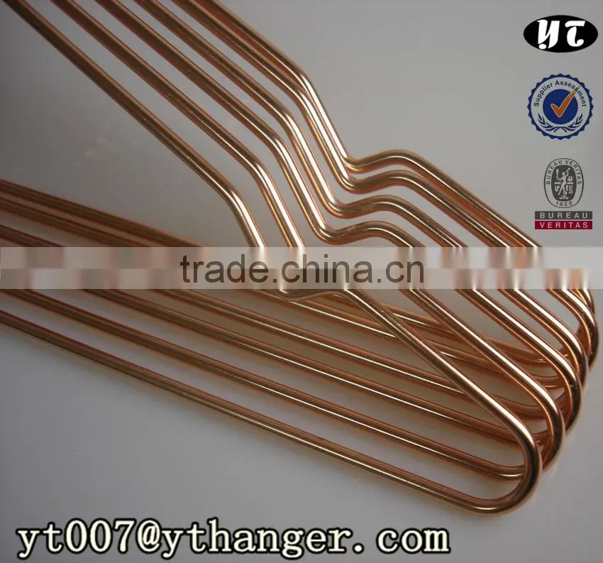 MT044 hot sale and elegant copper metal wire hanger