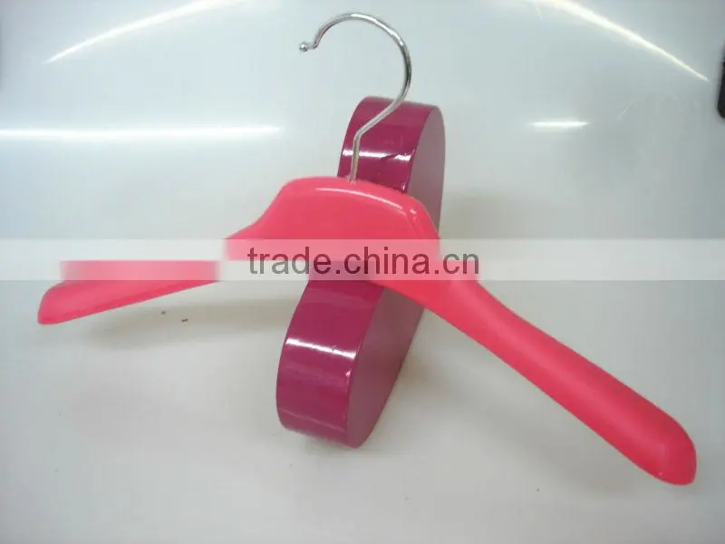 EM1308-007 pink coat plastic hanger strong clothes hanger