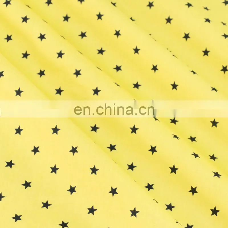 Wholesale cartoon pony Zebra Star Print children's bedding cotton twill print fabric