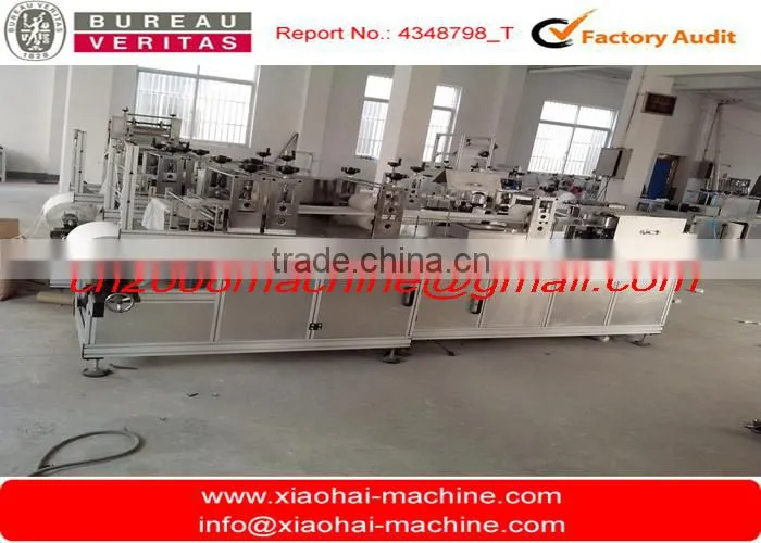 plastic and nonwoven bouffant cap machine
