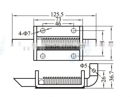 02406 Truck spring loaded lock