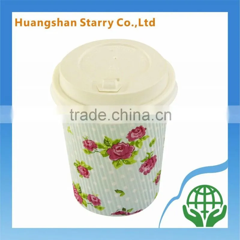 Plastic Lid PE Coated Disposable Tasting Cup