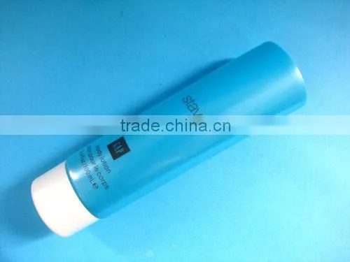 PE tube with metal roll on ball and UV coated screw cap