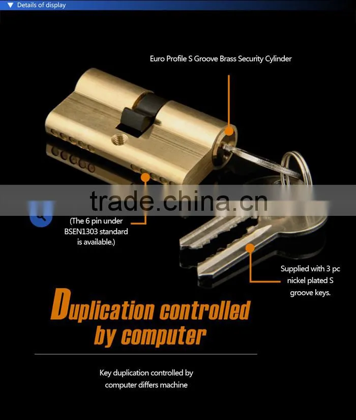 Mortice Door Lock Cylinder 1K2001