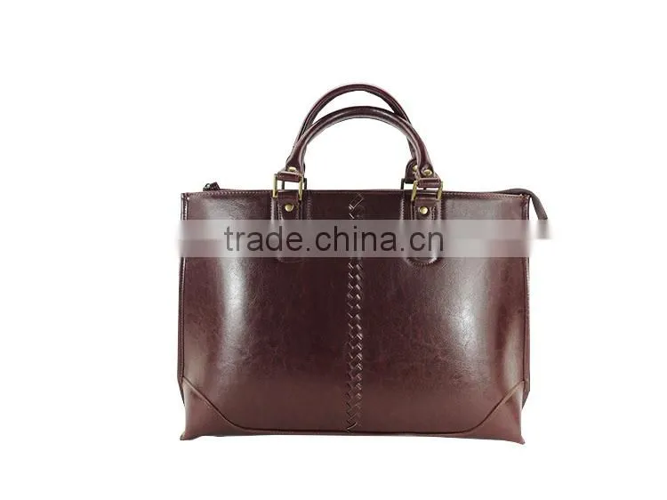 Hot New Design Ladies PU Hard Leather Handbag