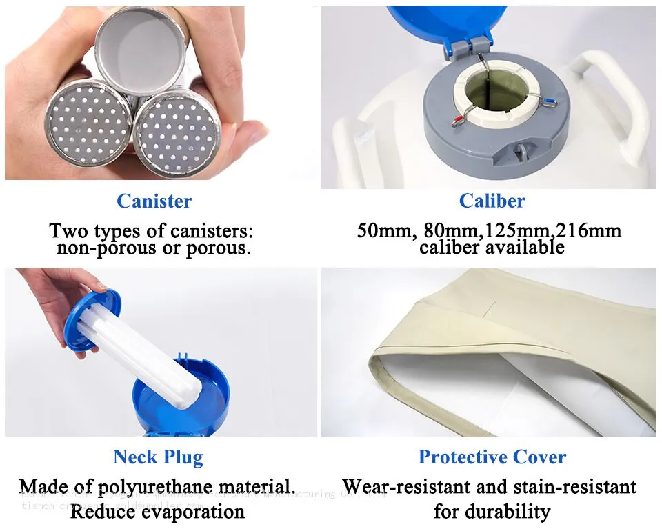 TcCryo cryogenic container liquid nitrogen Accessories