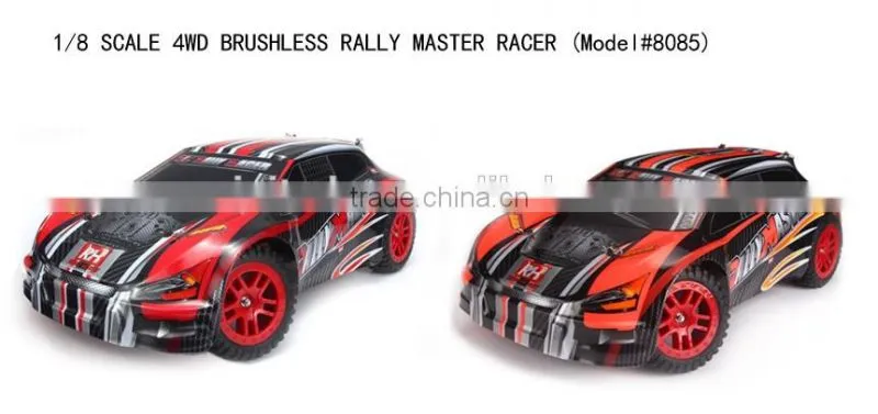 1/8 SCALE 4WD 2.4GHZ rc car radio controllers plastic model cars nylon 1 8 electric rc cars