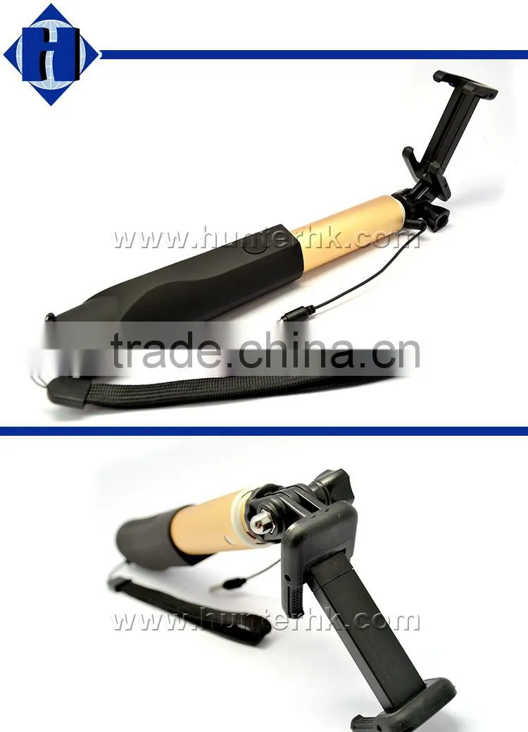 Popular Extendable For Groproing Wired Selfie Stick