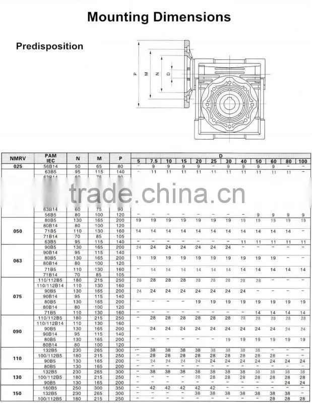 conveyor motor speed reductor