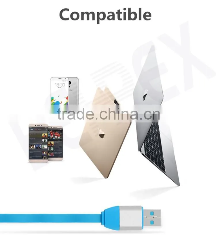 Breathing Light LED USB-C 2.0 Cable Without Twine