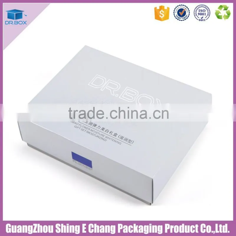 Recyclable paper cosmetics packaging,cosmetic packaging box
