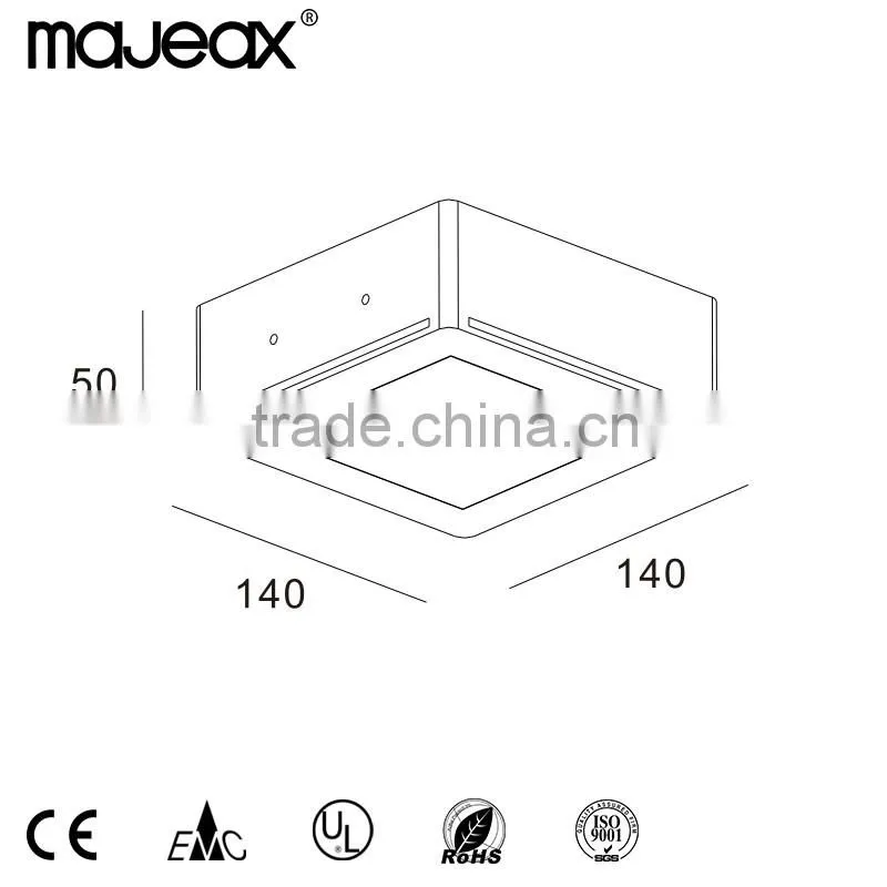 modern european trimless indoor led gypsum square ceiling flat