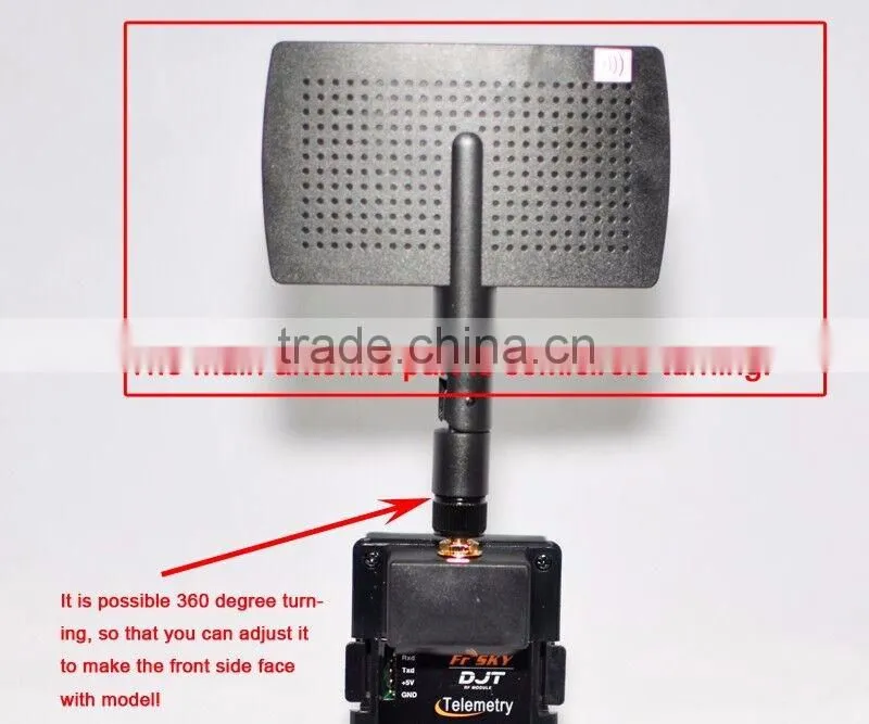 Whole sale !! 2.4Ghz high gain 7dbi Module Antenna with RP SMA connector for RC model XJT, DJT