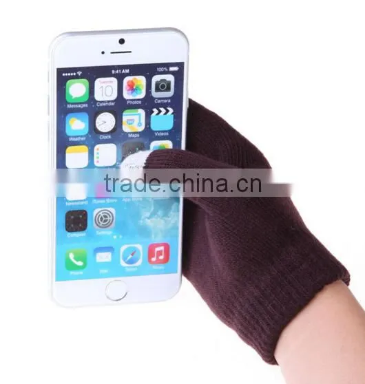 Women Men Touch Screen Soft Cotton Winter Gloves Warmer Smartphone