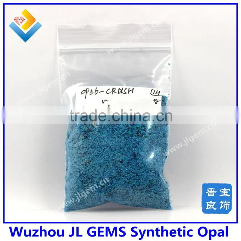 Fashion created opal machine crush beads synthetic opalc crush opal crush