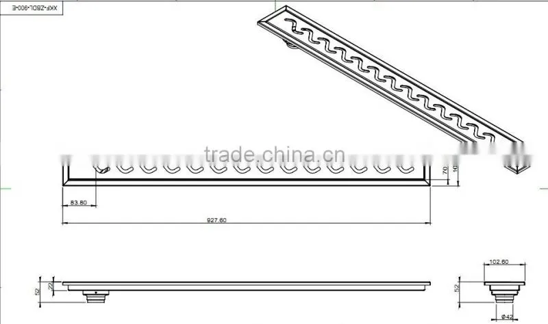 Audemar D Series Stainless Steel 304 Framed Parking Lot Drain