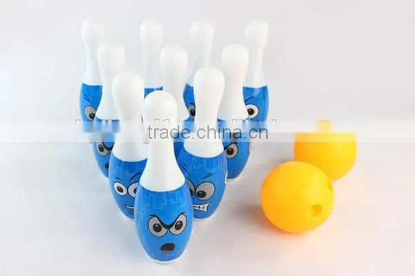 19cm bowling set toy for kids with 10 bottles and 2 balls