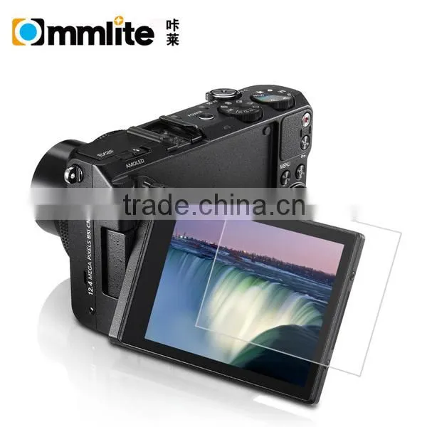 Commlite new electrostatic technology Self-adhesive 0.5mm Optical glass reuse Camera LCD Screen protector For Nikon D7000