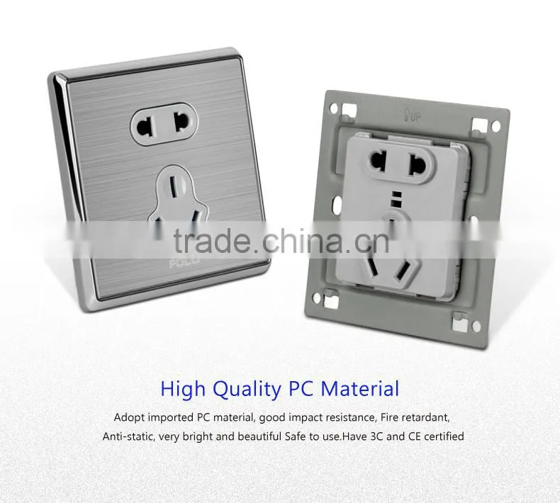 2015 universal multi plug sockets three pin plug socket multi plug wall socket
