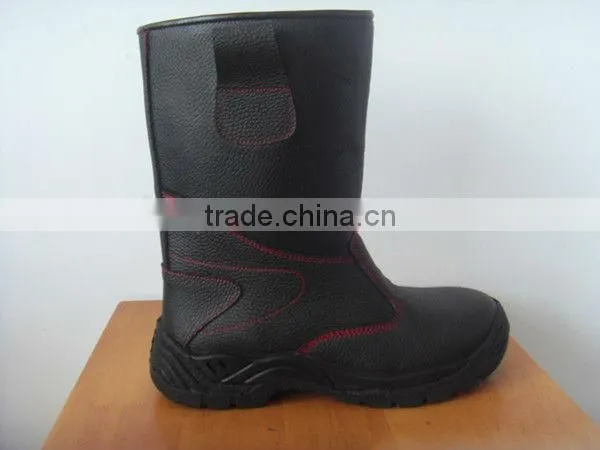 PU steel toe cap safety work boots safety shoe price