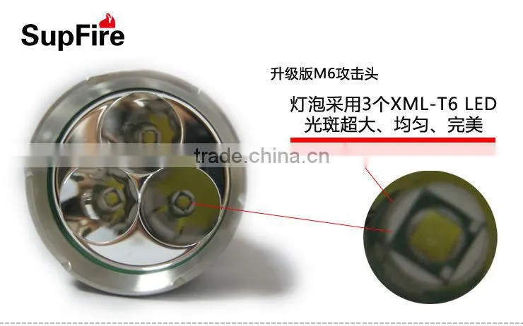 SupFire M6 floating waterproof led flashlight