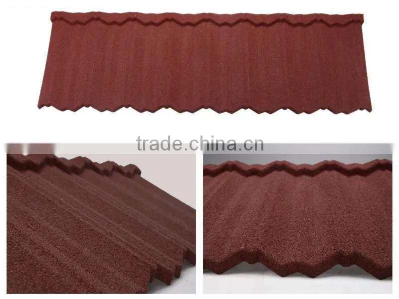 Relitop Main products stone coated metal roofing tiles for Villa