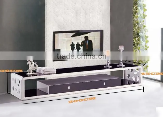 Living room furniture lcd tv floor stand modern dsign TV-818#