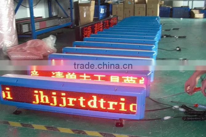 high-definition LED car display led taxi message sign board tv display