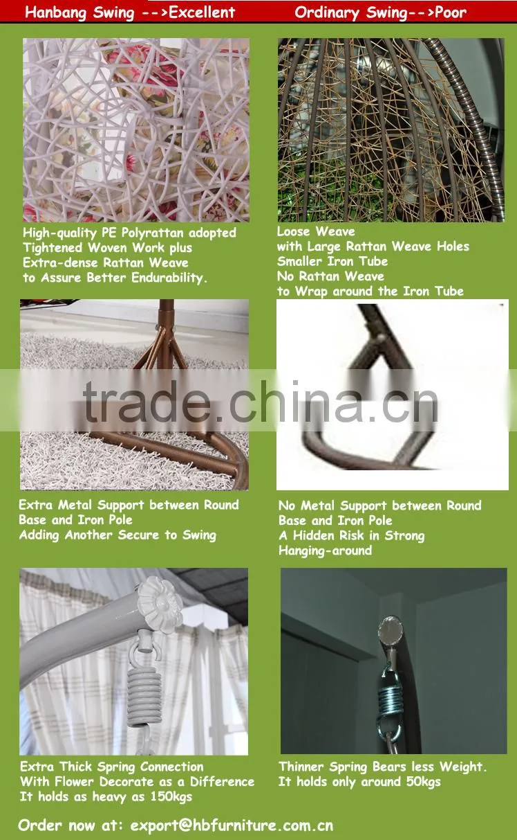 hanging round wicker chair