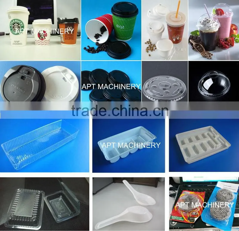 Cold Drinking Juice Paper Cup Lid Forming Machine