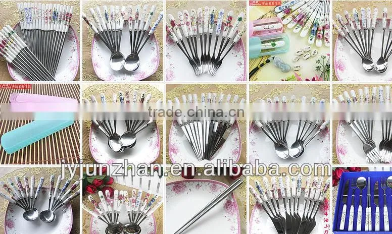 Ceramic chopsticks stainless / High quality Korea Stainless chopstick/ OEM chopsticks