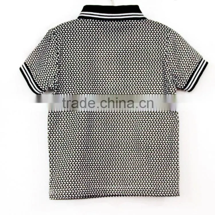 BSCI passed factory Top Quality Popular Design Custom Printing Logo Baby Polo Neck T Shirt