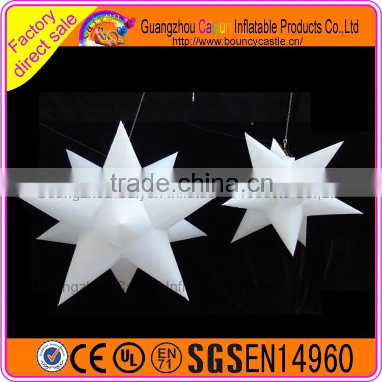 Party yard decoration LED Inflatable hanging star