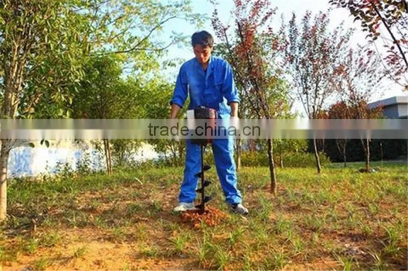 Ground hole digger farming equipments petrol earth auger high quality drill agricultural used GZ-48D