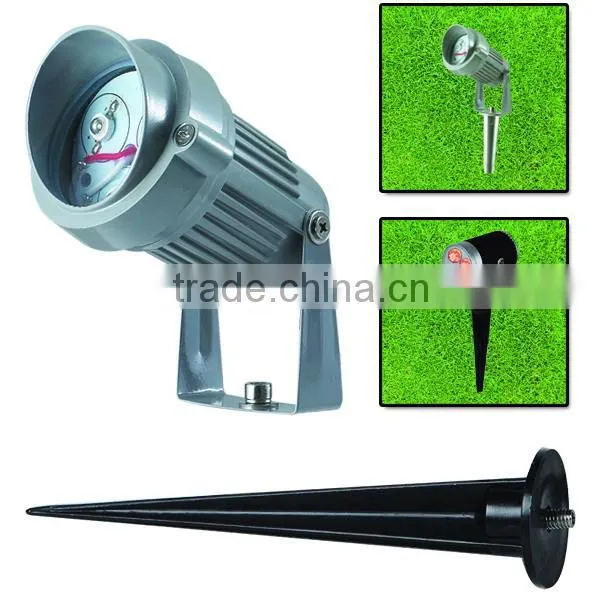 Designer antique outdoor led floor spotlight