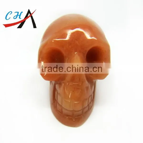 2.0" Black Obsidian Carved Crystal Skull, Realistic