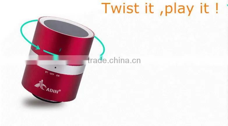 18w cylinder shape wireless bluetooth vibration speaker