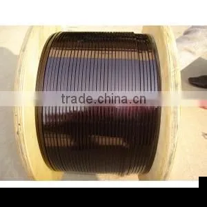 Hot sales enameled aluminum flat wire from China manufacturer