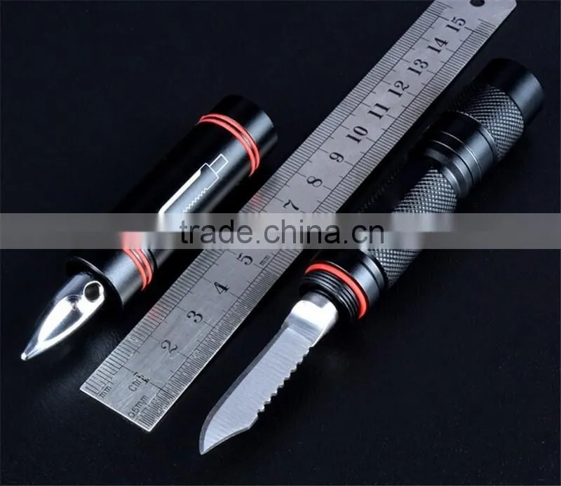 2016 tactical flashlight knife