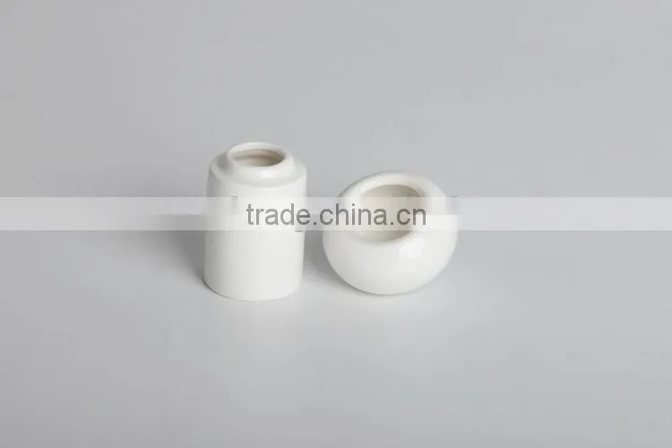 white fine porcelain toothpick holder