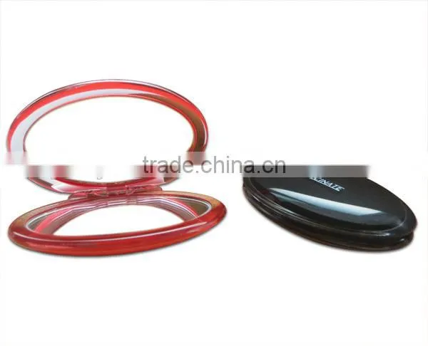 Factory OEM High-end fashion Acrylic cosmetic mirror &Plastic cosmetic mirror