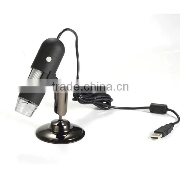 200 x 1.3MP Mini Digital USB Microscope with Free Holder for PC and TV