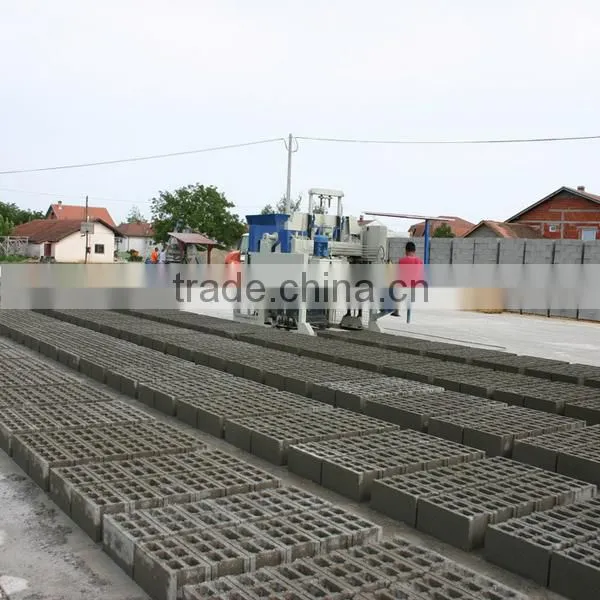 Fully automatic moveable concrete block making machine WT10-15