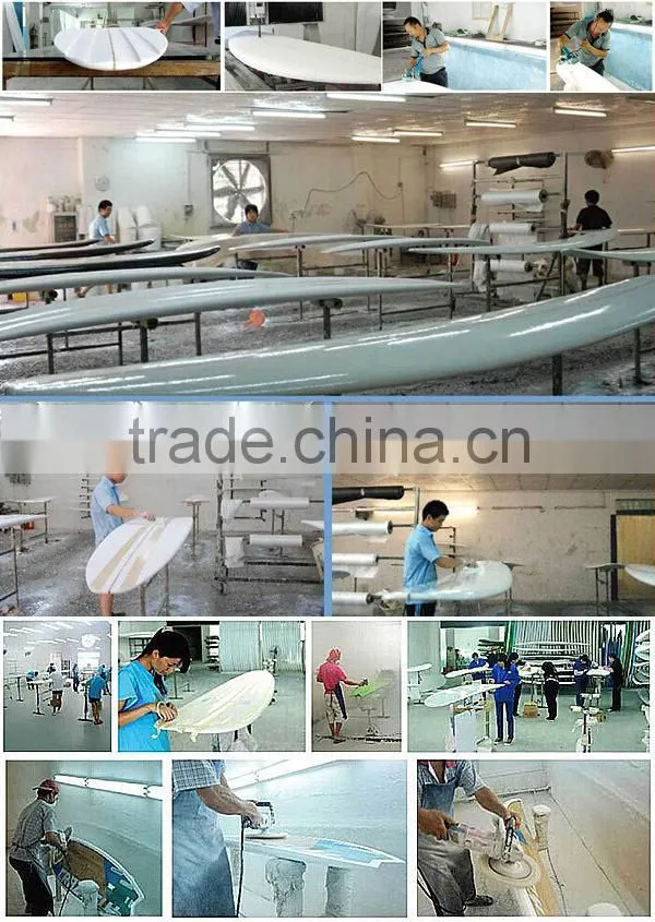 Top bamboo epoxy surfboard