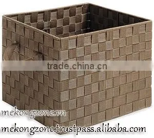 Durable Woven Strapping Storage Basket