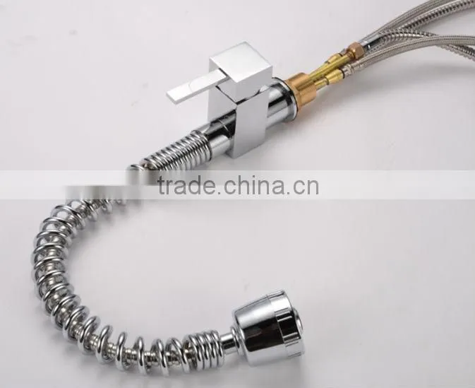 China New Brass Chromed spring Kitchen Faucet Mixer faucet(QH0781)
