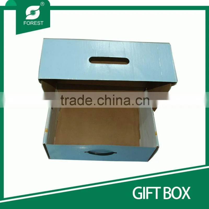 CMYK FULL COLOR OFFSET PRINT FOLDABLE CORRUGATED GIFT PAPER BOXES FOR ARCHIVE PACKAGING